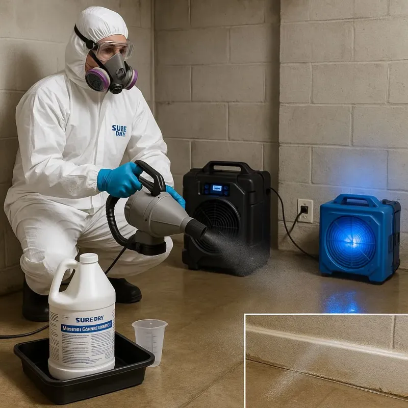 Sanitization and Odor Removal process in Quincy, IL